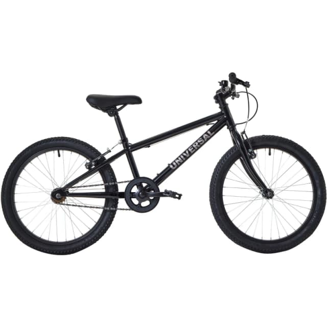 Universal Child Bike - 20" Wheel Black unisex 5-8 Years