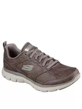 Skechers Flex Appeal 4.0 Trainers, Taupe, Size 3, Women
