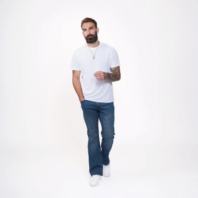 Firetrap Firetrap Tokyo Bootcut Jeans Mens Boot GCast Wash male 30W S