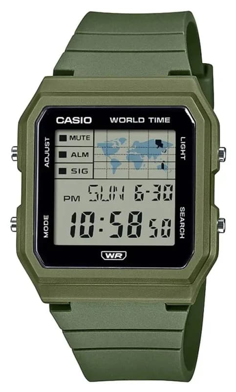 Casio LF-30W-3AEF World Map Multifunction (33.7mm) Digital Watch