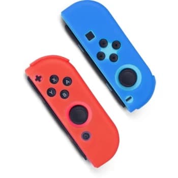ORB Silicon Joycon Grips For Nintendo Switch - Blue/Red