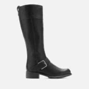 Clarks Womens Orinoco Jazz Leather Warm Lined Knee High Boots - Black - UK 4