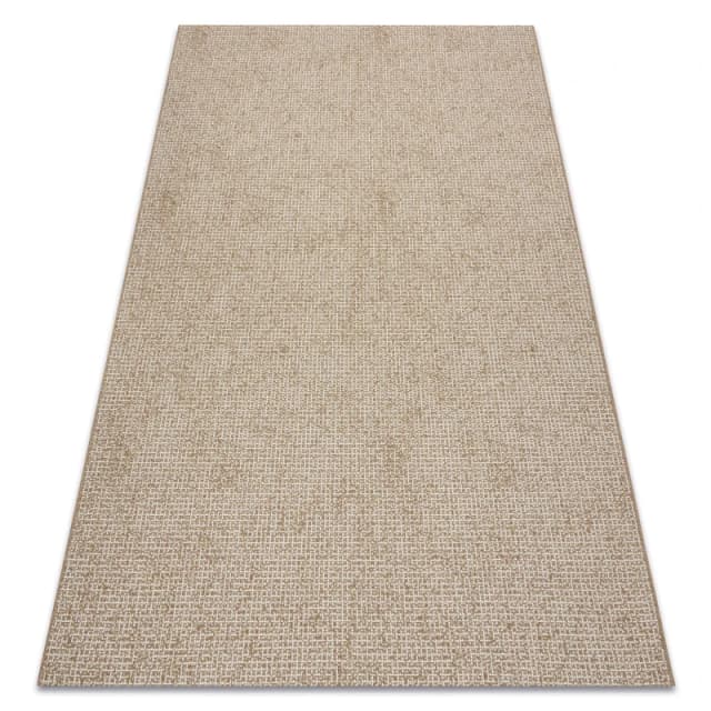 RugsX Flat 49371265 Sisal Carpet Trellis - Natural Beige Straw Color, String 120X170 Cm