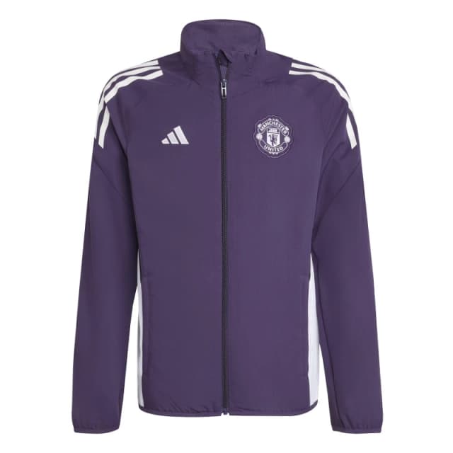 adidas Manchester United Pre Match Jacket 2025 2026 Juniors Red male 7-8 Years