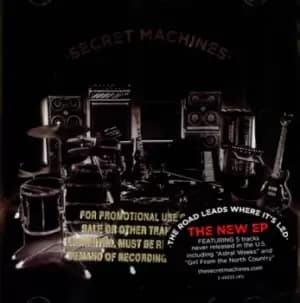 Secret Machines The Road Leads Where It's LED - Gold Promo Stamped 2005 USA CD album 49333-2