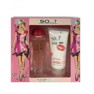 So...? Kiss Me 50ml Eau de Toilette& Body Lotion 100ml Gift Set
