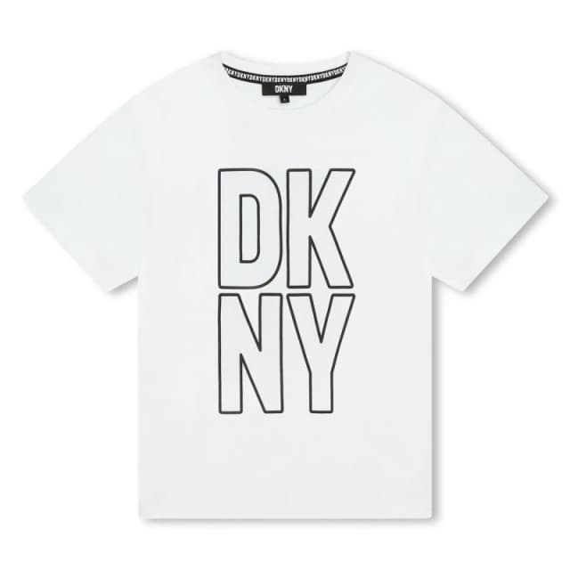 DKNY Logo T-Shirt - White White One Size