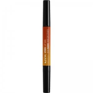 NYX Professional Makeup Ombre Lip Duo Lipstick + Lip Liner Shade 05 Peaches & Cream 0,45g + 0,14 g