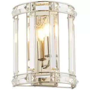 Luminosa Vestal Wall Lamp, E14, Polished Nickel