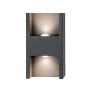Mezdra Outdoor Sconce Wall Lamp LED 2x 3W IP54