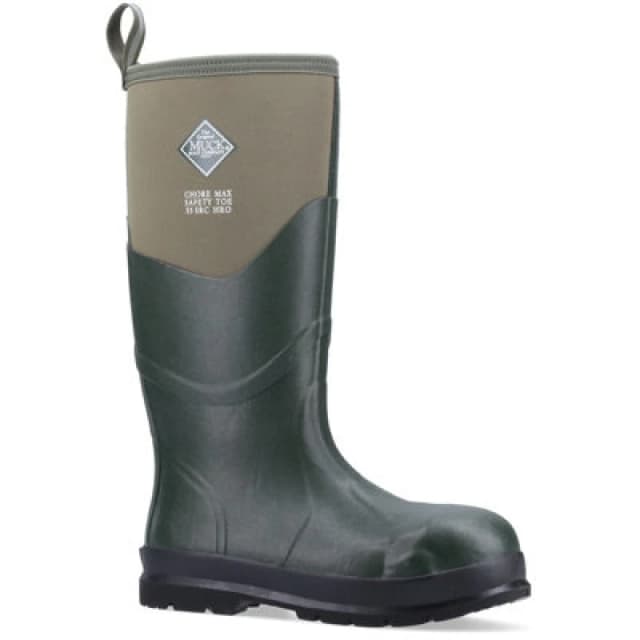 Muck Boots Muck Boots Chore Max S5 Safety Wellington in Green Size: 8 Green 8 Unisex 0664911119130