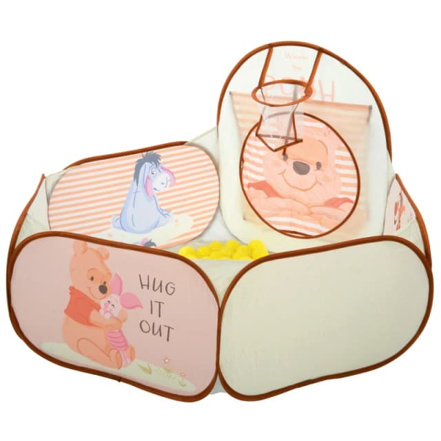 Jack Stonehouse Winnie The Pooh Disney Quick Up Activity Ball Pit With 20 Balls