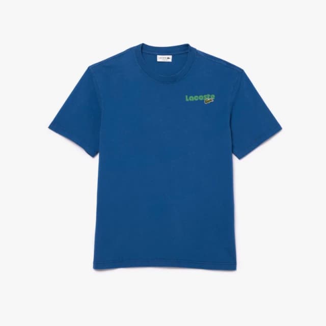 Lacoste Brand Chest Logo T-Shirt Dark Blue S