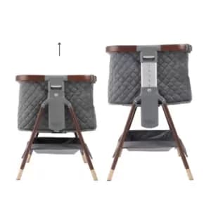 Tutti Bambini Cozee Luxe Bedside Crib Walnut/Slate