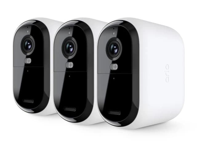 Arlo Essential 3 XL 2K 3 Camera Kit Smart Home Security Camera - White