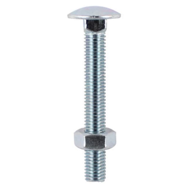 Coach Bolts and Nut Zinc Plated 0875CBP Size: M8