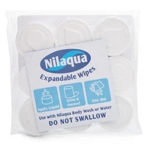 Nilaqua Expandable Wipes 9 wipes