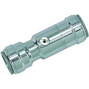 John Guest Speedfit 15HSVP Isolating Valve Chrome 15mm