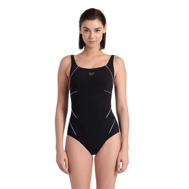 Womens 1 Piece swimsuit Arena Jewel R Noir Female 46