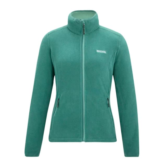 Womens zipped fleece Regatta Floreo IV Vert Female 40