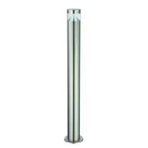 Pyramid Outdoor Floor Bollard IP44 3.3W Brushed Stainless Steel