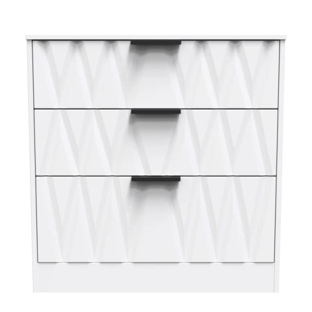 Ready Assembled 2 U Washington 3 Drawer Deep Chest (Ready Assembled) in White White Unisex