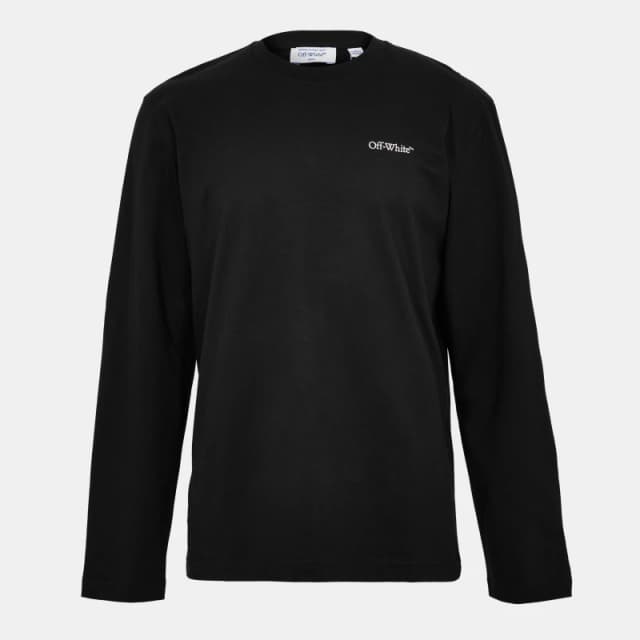 Off White Mens Arrw Skate Long Sleeve T-Shirt Black/Pink male XS
