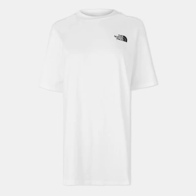 The North Face Womens Essential Cotton Oversized T-Shirt White female 14 (L)