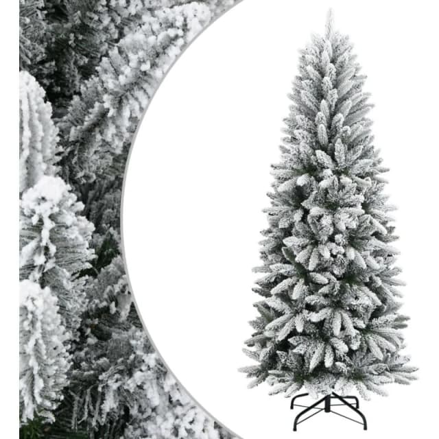 VIDAXL Artificial Christmas Tree with Flocked Snow 180cm pvc&pe Vidaxl 8720287110323