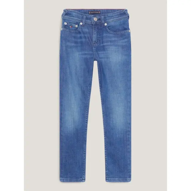 Tommy Hilfiger Scanton Slim Jeans Dark Wash male 8Y
