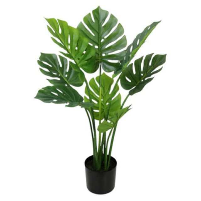 Minster Artificial Monstera Bonsai Tree - L50 X W50 X H90 Cm
