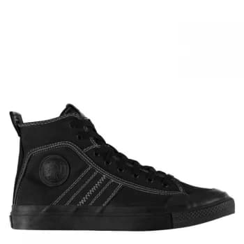 Diesel Astico Mid Top Trainers - T8013 Black