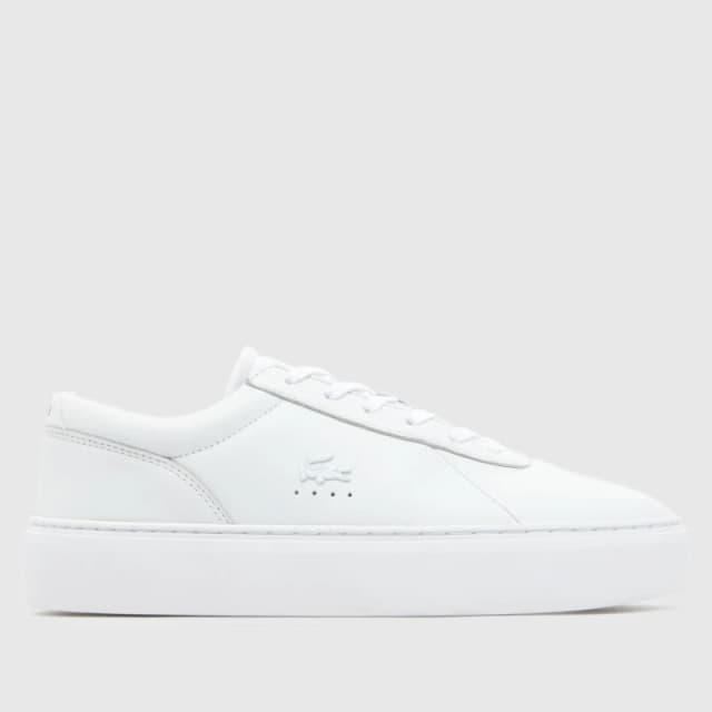 Lacoste Courtset Trainers in White White UK 9 (EU 43)
