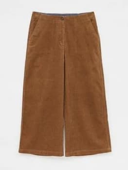 White Stuff Luna Cord Culottes - Natural