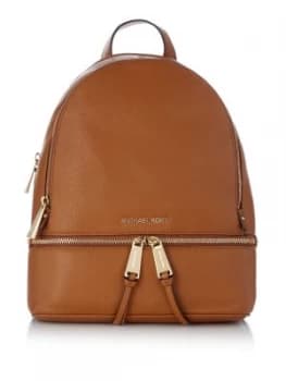 Michael Kors Rhea Zip Back Pack Light Brown