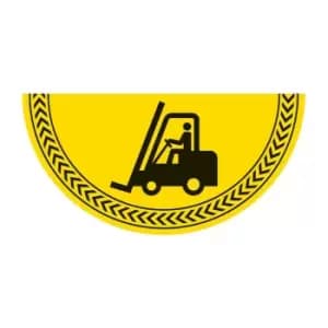 'forklift Symbol' Floor Graphic (750mm x 375mm)