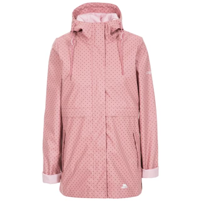 Trespass Womens Splosh Waterproof Jacket Dusty Rose female 6 (2XS)