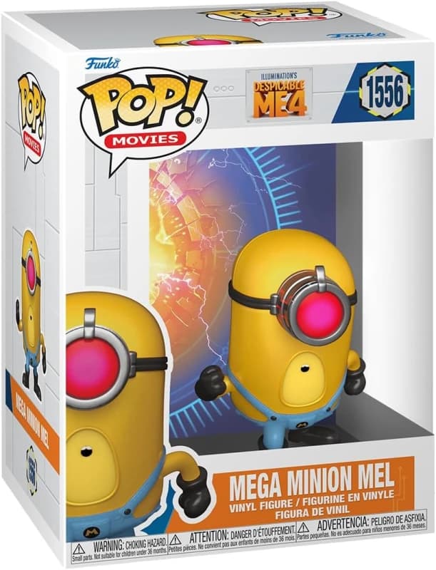 Minions Despicable Me 4 - Mega Minion Mel Vinyl Figurine 1556 Funko Pop! multicolour Onesize Unisex