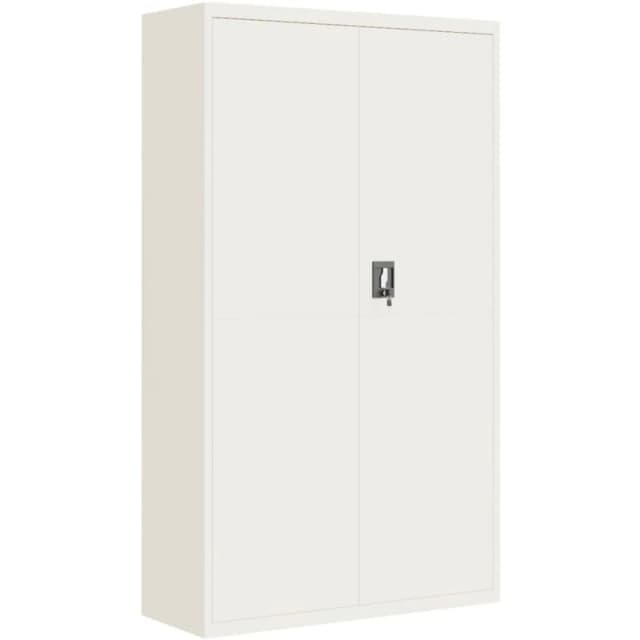 Vidaxl File Cabinet White 105X40X180 Cm Steel, White 339768