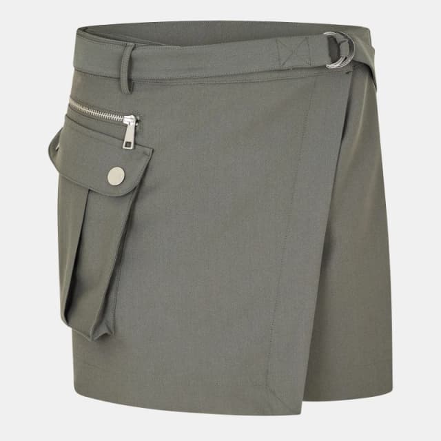 Jack Wills Cargo Wrap Skirt - Grey Grey 8