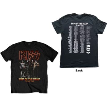 KISS - End Of The Road Tour Unisex XXX-Large T-Shirt - Black
