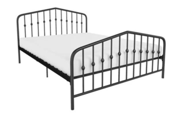 Ng Novogratz Bushwick Metal Bed Black Double, Black 4044029NUK