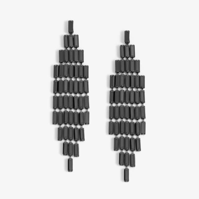 Jon Richard Jet Statement Earrings Jewellery Sets One Size Black 72234703000