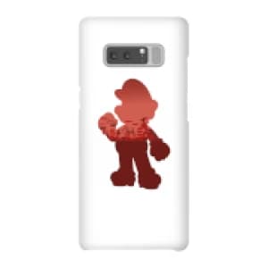 Nintendo Super Mario Mario Silhouette Phone Case - Samsung Note 8 - Snap Case - Gloss