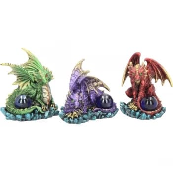 Watching Their Hoard Pack Of 3 Dragon Figures