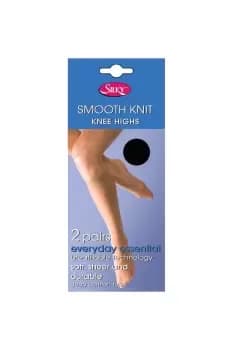 Smooth Knit Knee Highs (2 Pairs)