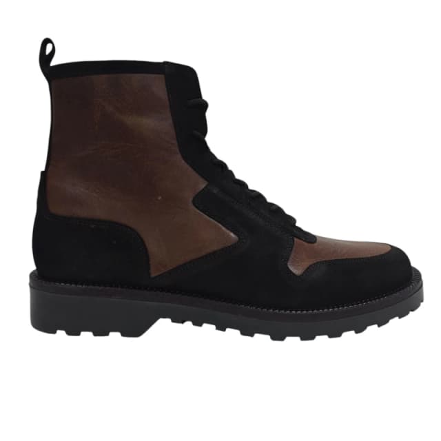 Firetrap Mens Akashi Leather Ankle Lace Up Hiker Boots Brown male 7 (41)