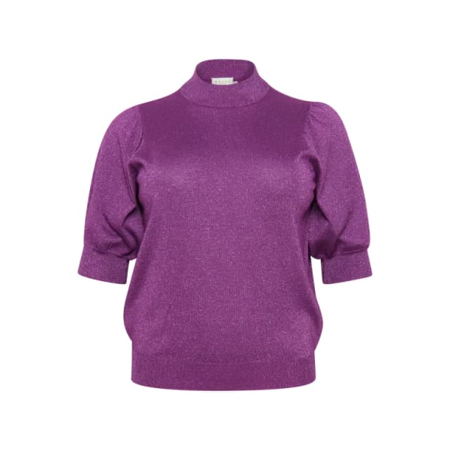KAFFE Curve Womens turtleneck sweater KAFFE Curve Regitta Violet Female M