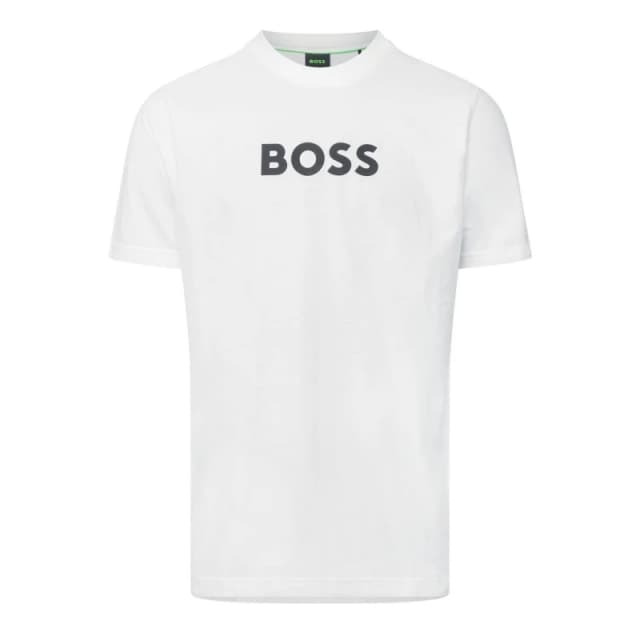 Boss Logo T-Shirt White male XL