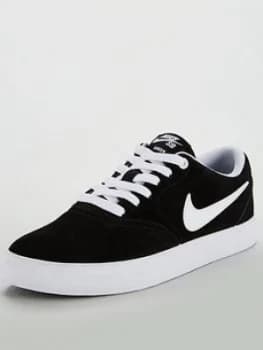 Nike Sb Check Solar - Black/White, Size 3, Women